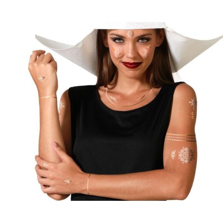 Tatuajes monja plata oro iglesia 8422259777090 77709AT