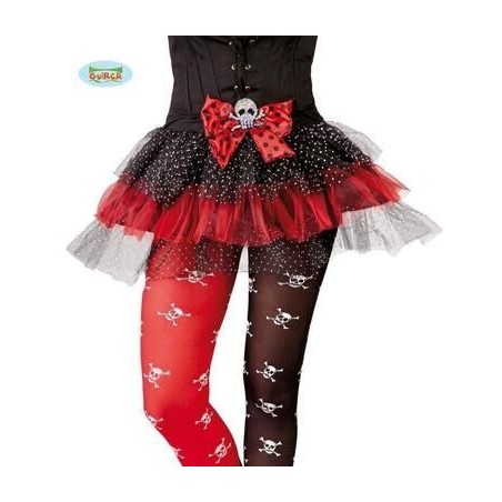 Tutu rojo adulto monster con calavera topos 8434077183212 18321