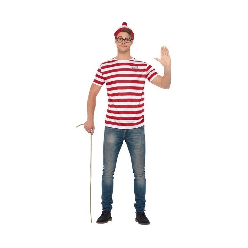 Disfraz Donde esta Wally talla M