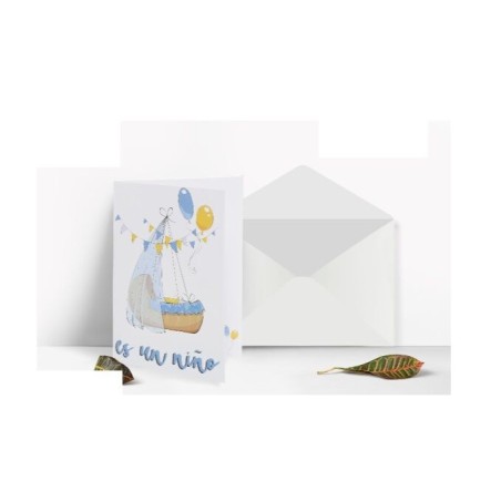 Tarjeta felicitacion Es una niño 8445256451206 945120