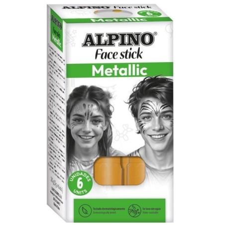 Barra de maquillaje oro metalico Stick Alpino para piel 1 ud 8413240617433 DL000091M