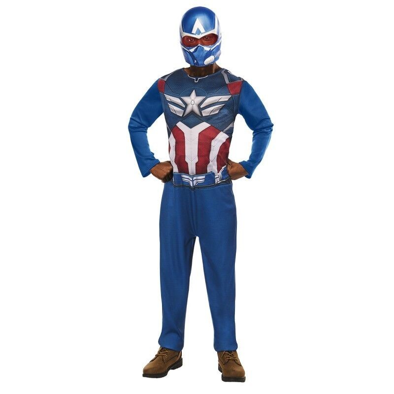 Disfraz Capitan america deluxe new world hombre