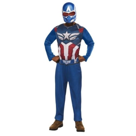 disfraz capitan america deluxe new world hombre 1001357 L 195884089439