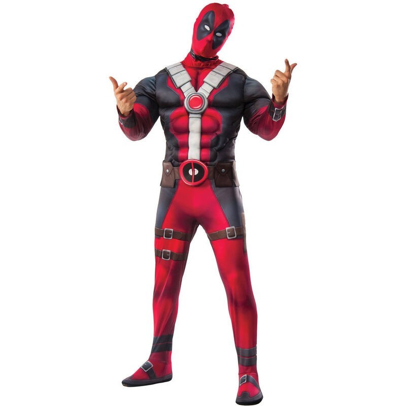 Disfraz deadpool deluxe hombre tallas