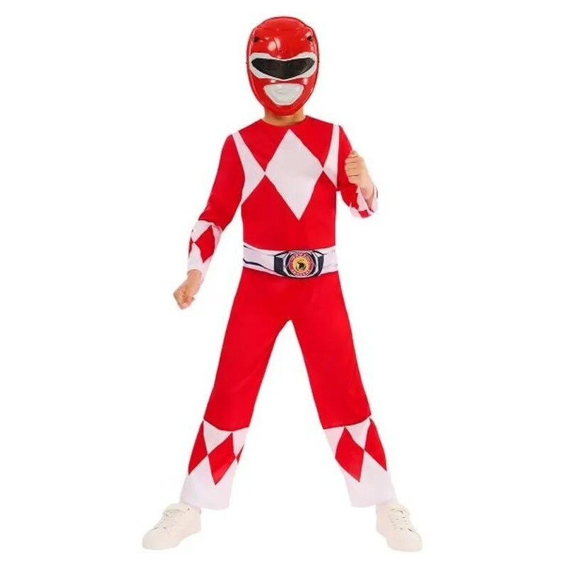 Disfraz Power Rangers Rojo para niño