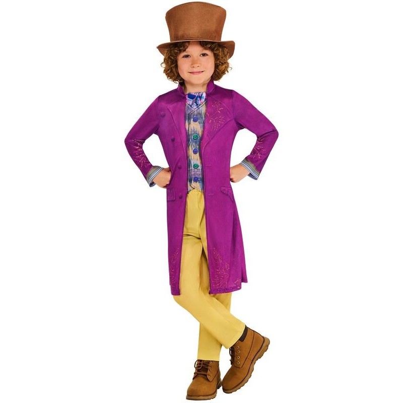 Disfraz Willy Wonka deluxe infantil