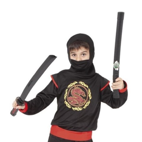 espada ninja roja y negra 60 cm S5519 8422971055193