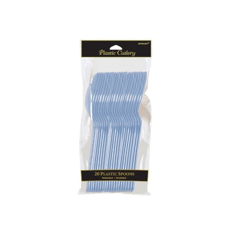 Cucharillas azul pastel 10 uds