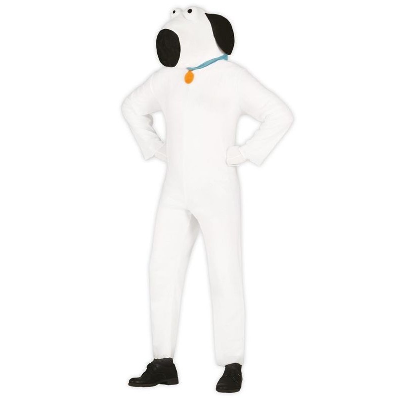 Disfraz perrito blanco snopy adulto