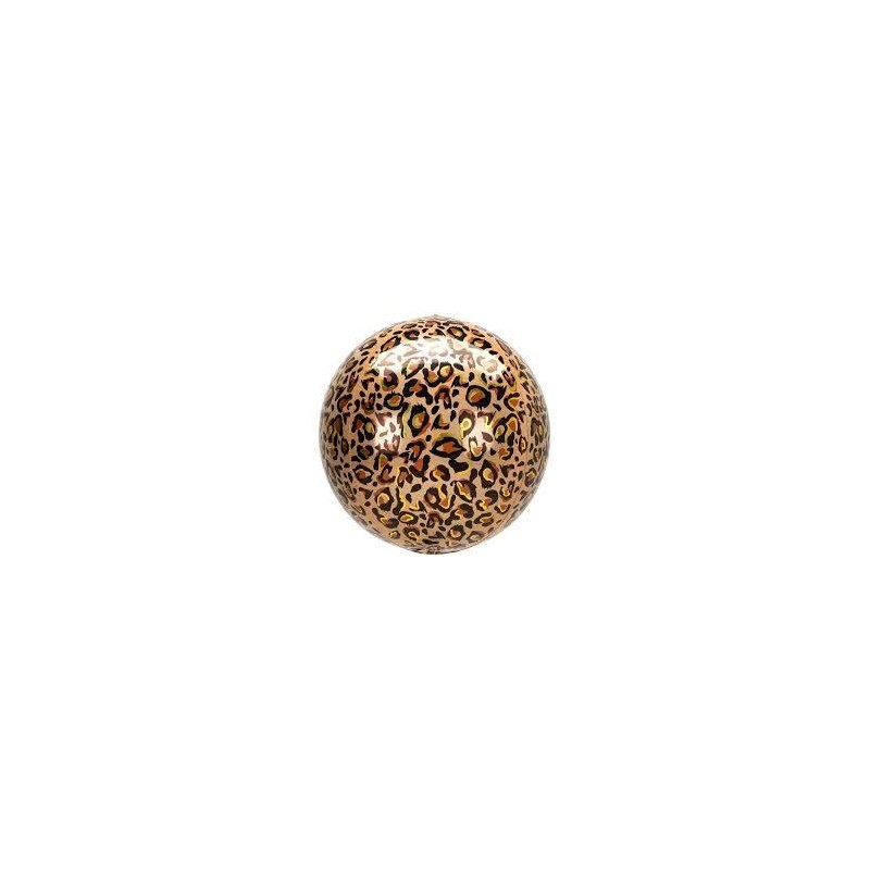 Globo Leopardo animal print redondo 40 cm