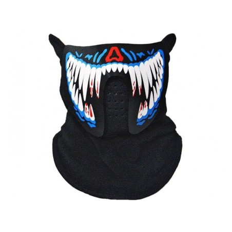 Mascara dientes luz led cambia con la musica -El Informal