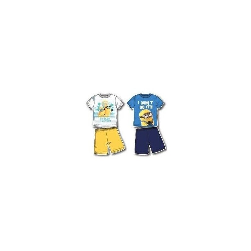 Pijama minions varias talla 4 años azul