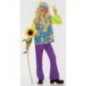Disfraz hippie niño talla 8-10 años