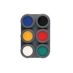 Paleta maquillaje al agua a 6 unidades grimas 8717277133547 A6FANTASIA