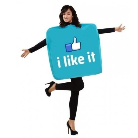 Disfraz icono red social me gusta i like it facebo 8435408213462 02306 201346