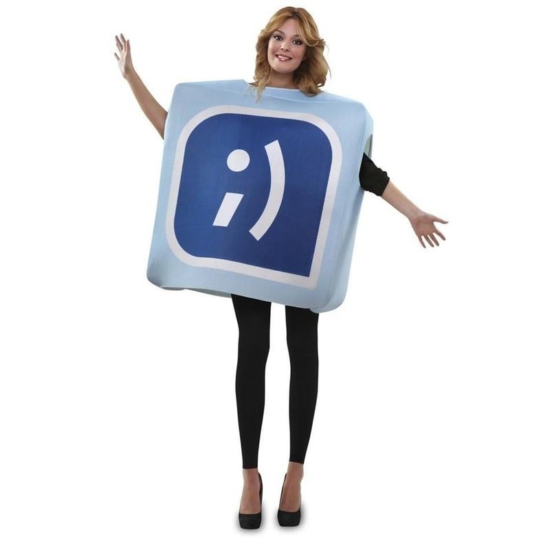 Disfraz icono tuenti  red social