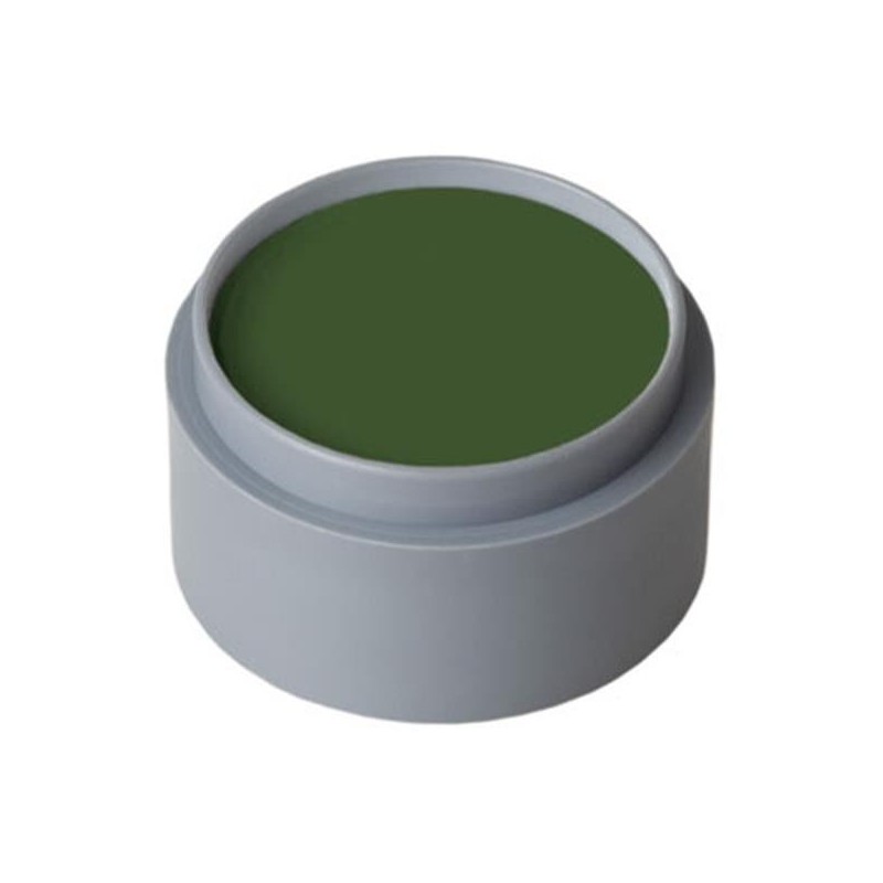 Maquillaje verde al agua grimas profesional 404