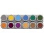 Paleta de maquillaje 12 colores grimas