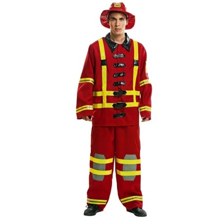 Disfraz bombero rojo para hombre 8435408209779 977