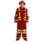 Disfraz bombero rojo para hombre