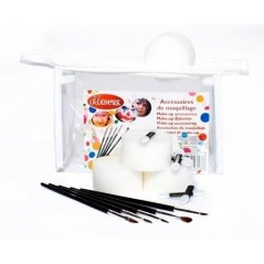 Kit de maquillaje 5 esponjas y 5 pinceles 5414635013178 2070170