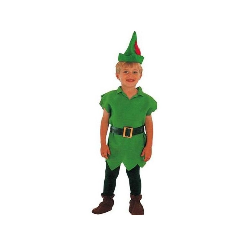 Disfraz robin hood peter pan bebe 2 a 3 años