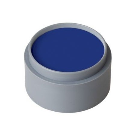 Maquillaje azul al agua grimas 2