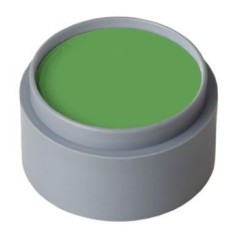 Maquillaje verde claro al agua grimas 2