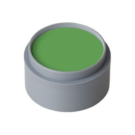 Maquillaje verde claro al agua grimas 2