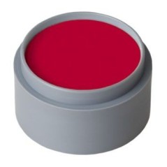 Maquillaje rojo al agua grimas 2