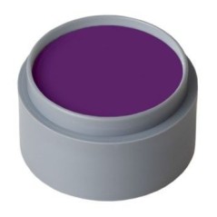 Maquillaje lila al agua grimas 2