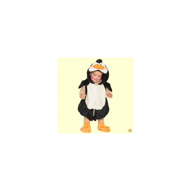 Disfraz pingüino de peluche talla 1-2 años bebe