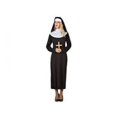 Disfraz monja para mujer talla ml adulto 8422259073574 7357