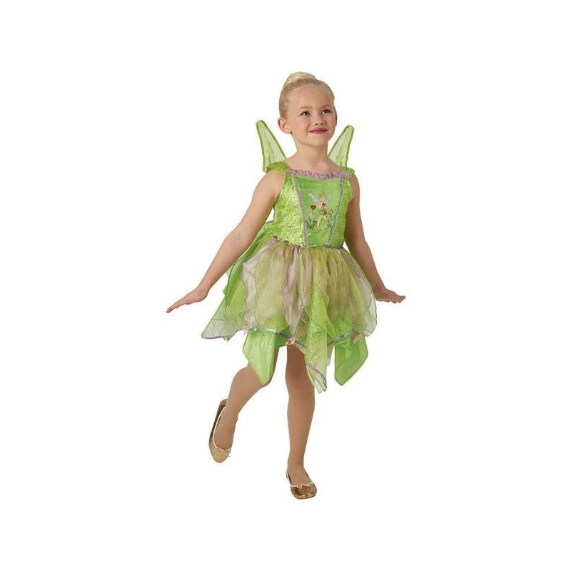 Disfraz campanilla premium para niña talla 3-4 años