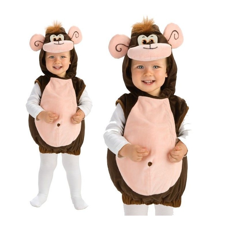 Disfraz mono monito para bebe talla 1-2 años