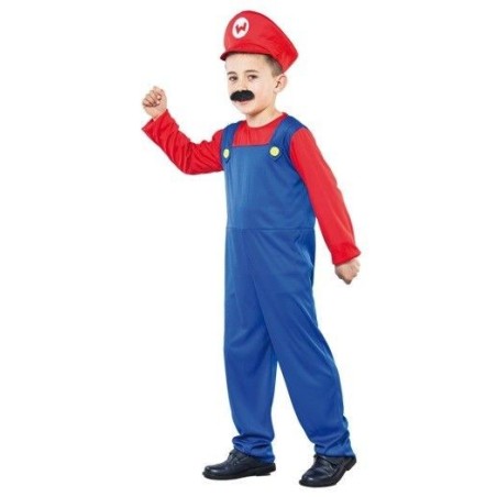 Disfraz fontanero rojo mario bros infantil 8423667092782 706156 T01