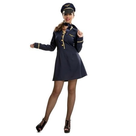 Disfraz azafata de vuelo avion mujer 8435408209700 970