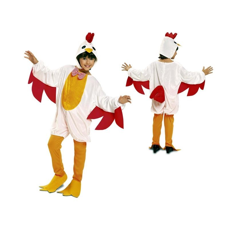 Disfraz gallina blanca infantil talla 3-4 años