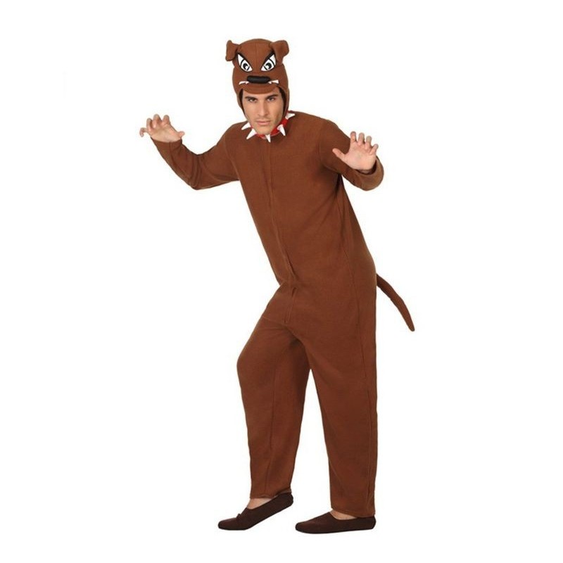 Disfraz perro Buldog para hombre