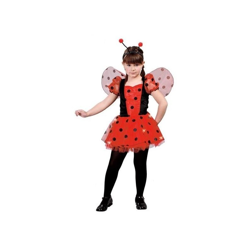 Disfraz mariquita para niña