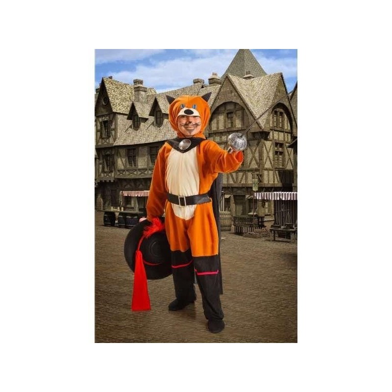 Disfraz gato con botas infantil