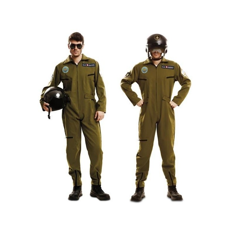 Disfraz Top gun aviador ejercito del aire hombre
