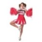 Disfraz animadora cheerleader americana mujer