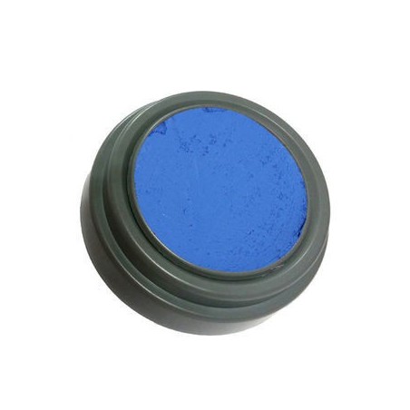 Maquillaje azul al agua grimas 2