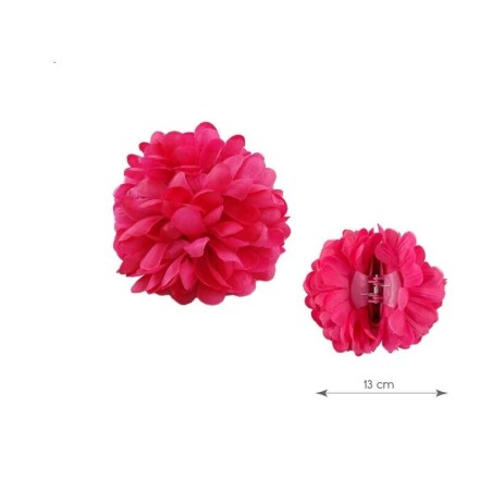 Flor para pelo sevilla fucsia 13 cm 8433584134048 13404