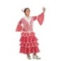 Disfraz sevillana rojo infantil tallas