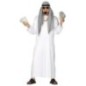 Disfraz jeque arabe blanco para hombre tallas