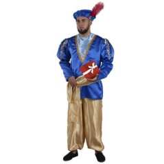 Disfraz paje azul de Rey Mago