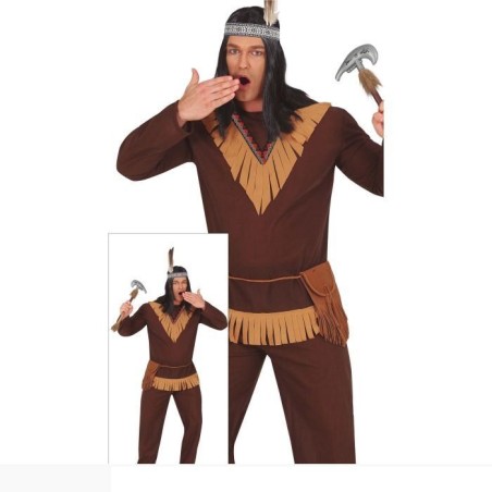 Disfraz Indio marron adulto tallas 8434077801734 80173