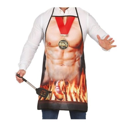 Delantal gracioso barbacoa con salchica 8434077171905 17190